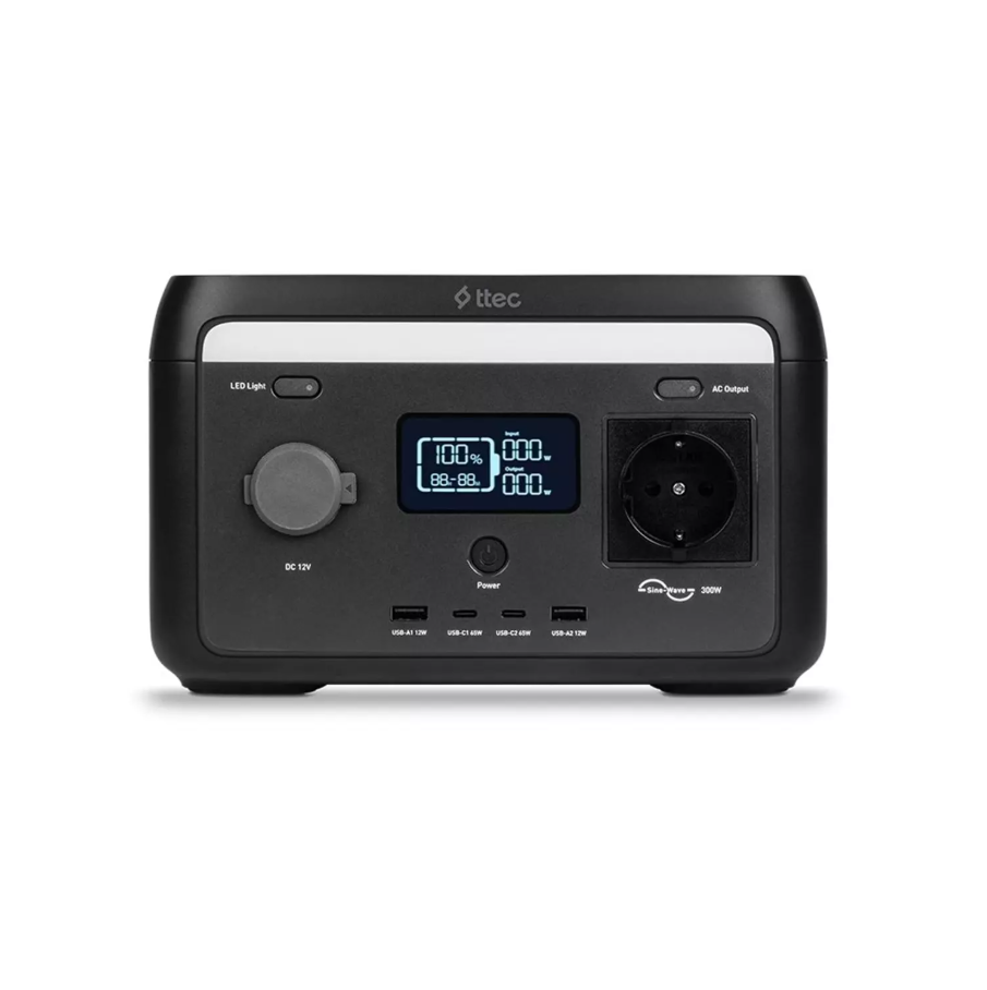 Kıbrıs Ttec TTEC ZPS0015 POWER MAX 300W POWER STATION TAŞINABİLİR GÜÇ KAYNAĞI