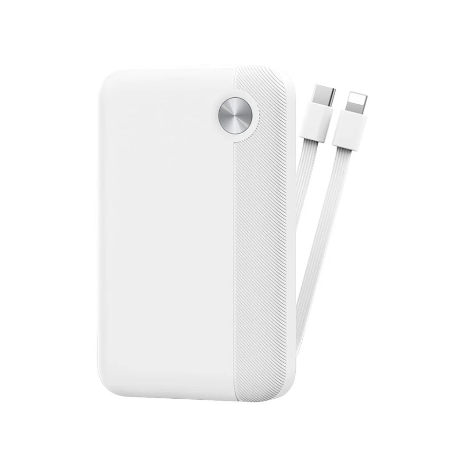 Kıbrıs Wiwu WIWU P060 TYPE-C LIGHTNING ÇIKIŞLI TAŞINABİLİR 10000mah POWERBANK BEYAZ