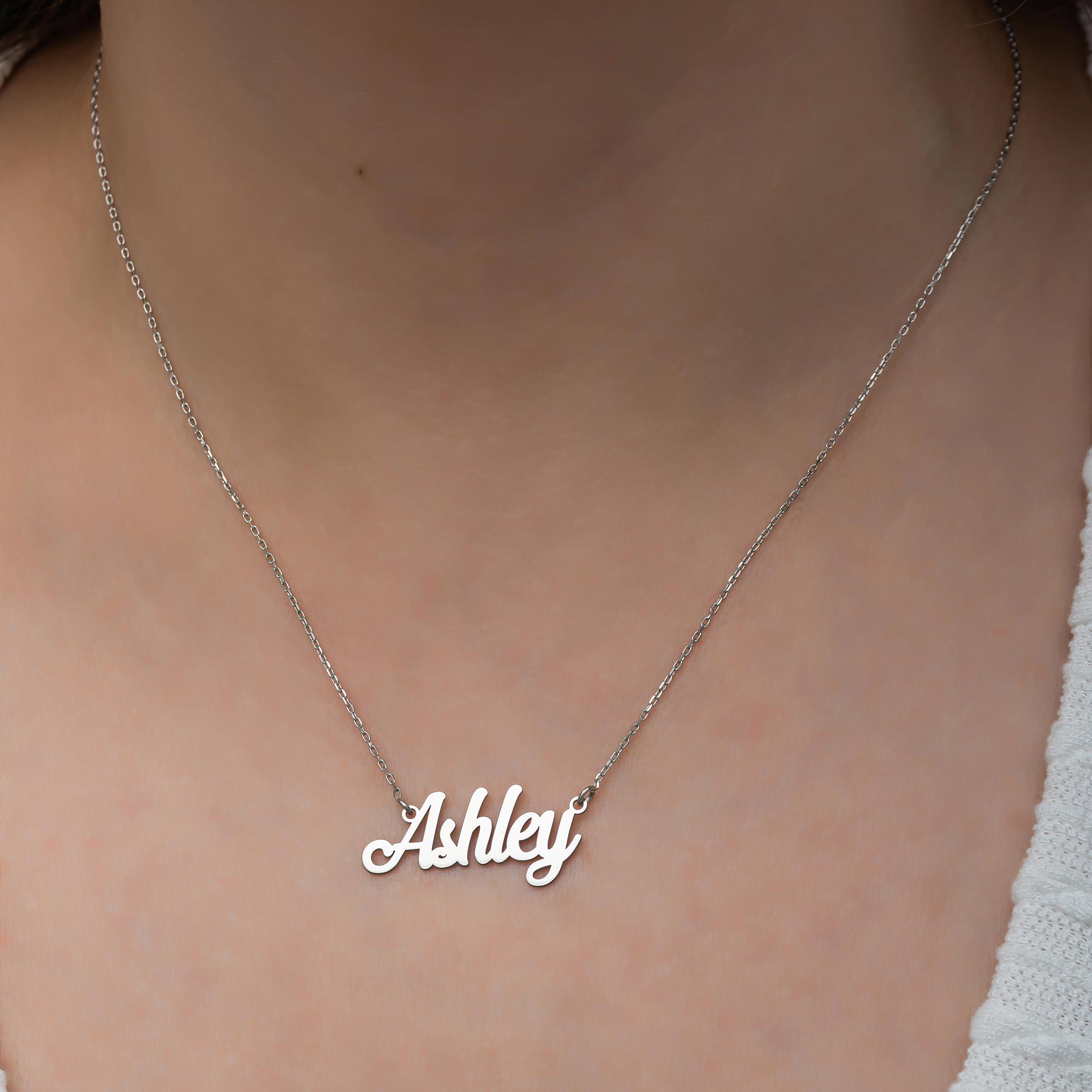 925 Gümüş İsimli Kolye