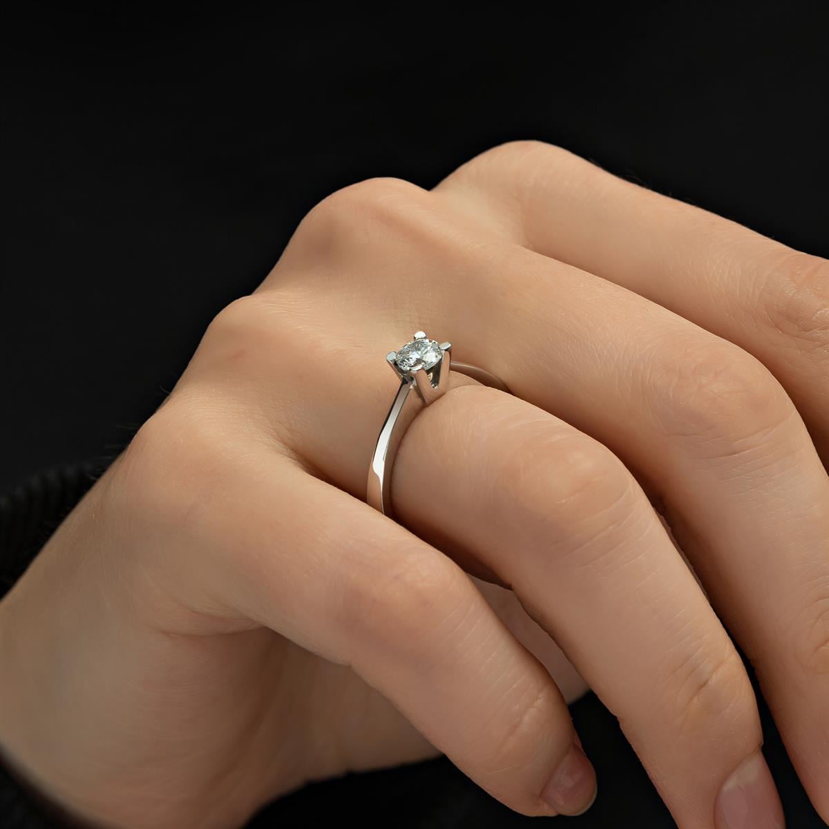 Swarovski Taşlı Gümüş Yüzük