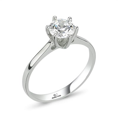 Yeni Tasarım Swarovski Gümüş   Yüzük