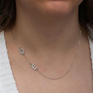 2 Harfli  925 Gümüş İsimli Kolye