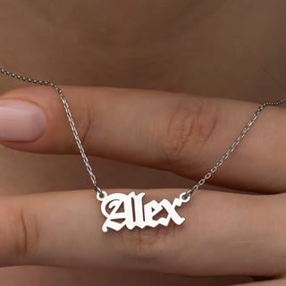 925 Gümüş İsimli Kolye