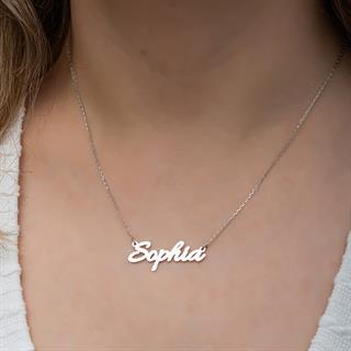 925 Gümüş İsimli Kolye