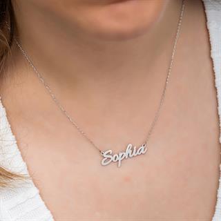 925 Gümüş İsimli Kolye