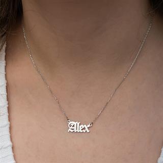 925 Gümüş İsimli Kolye