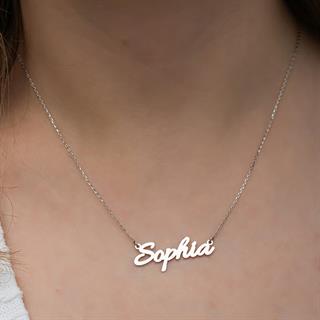 925 Gümüş İsimli Kolye