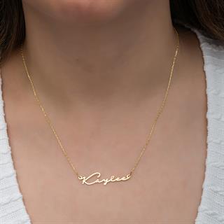 El Yazısı  925 Gümüş İsimli Kolye