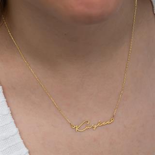 El Yazısı  925 Gümüş İsimli Kolye