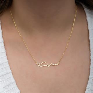 El Yazısı  925 Gümüş İsimli Kolye