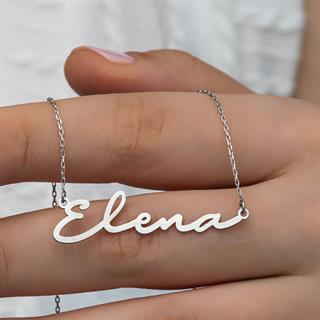 El Yazısı  925 Gümüş İsimli Kolye