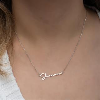 El Yazısı  925 Gümüş İsimli Kolye