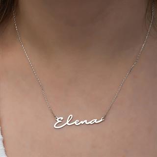 El Yazısı  925 Gümüş İsimli Kolye