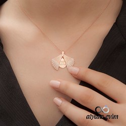 Gümüş Açılır Kapanır İsimli Kolye