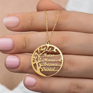 Hayat Ağacı  925 Gümüş İsimli Kolye