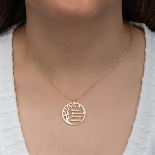 Hayat Ağacı  925 Gümüş İsimli Kolye