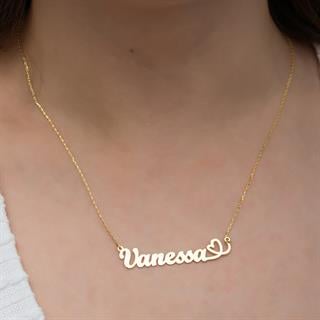 Kalpli 925 Gümüş İsimli Kolye