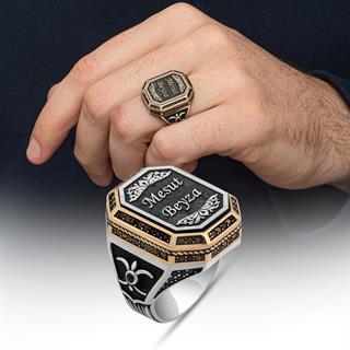 Kişiye Özel İsimli 925 Gümüş Yüzük