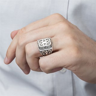 Kurtlar Vadisi Polat Alemdar Baron 925 Gümüş Erkek Yüzük