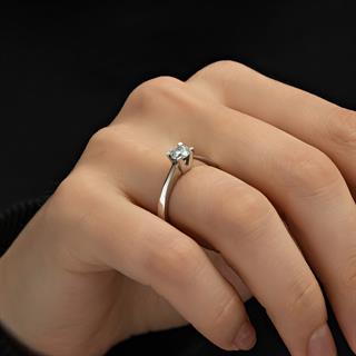 Swarovski Taşlı Gümüş Yüzük