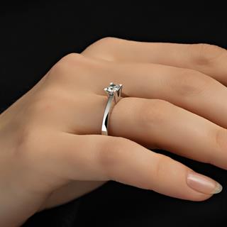 Swarovski Taşlı Gümüş Yüzük