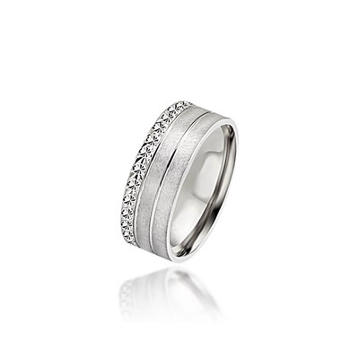 Altın kaplama Swarovski Taşlı Gümüş  Yüzük