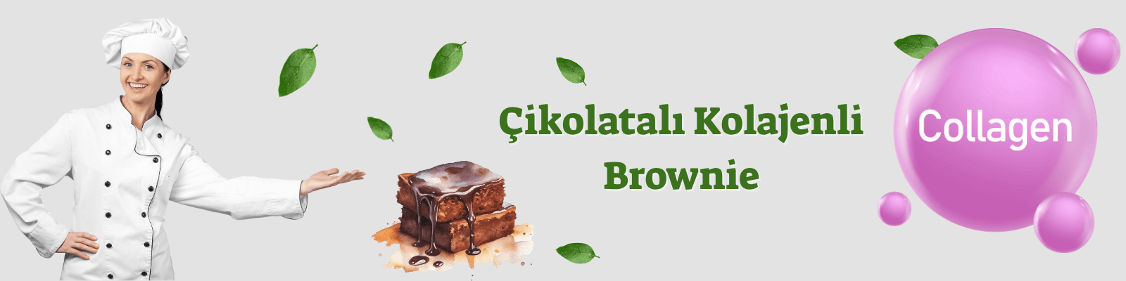 Çikolatalı Kolajenli Brownie