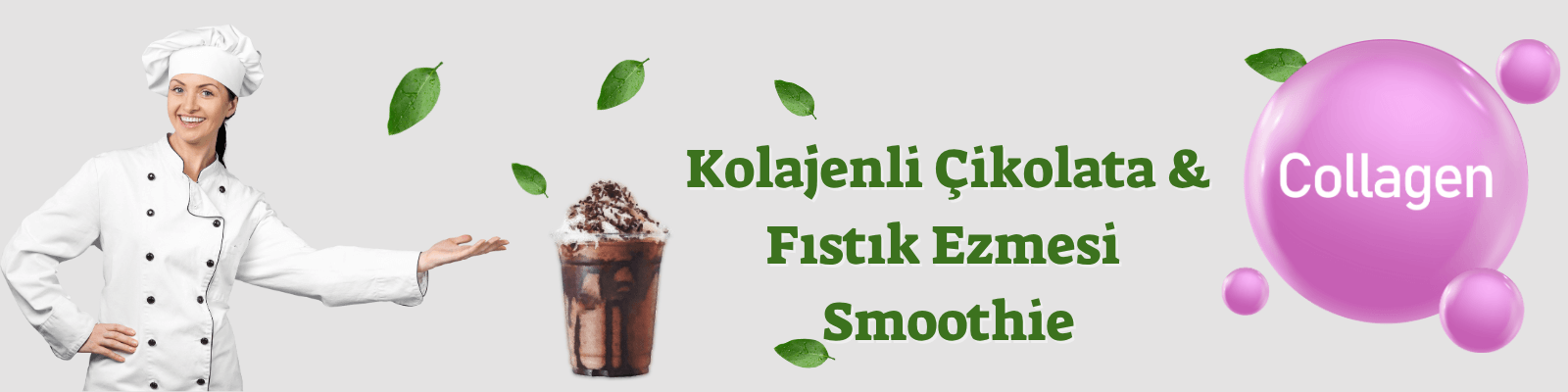 Kolajenli Çikolata & Fıstık Ezmesi Smoothie