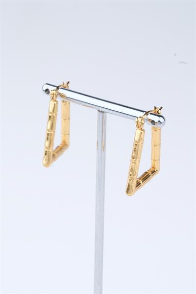 Gold Renk Çelik Küpe / Model 124