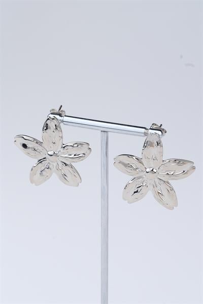 Gümüş Renk Sallantılı Renk Çelik Küpe / Model 122