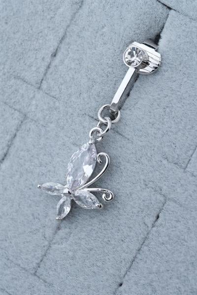 Kıstırmalı Göbek Piercing / Model 104