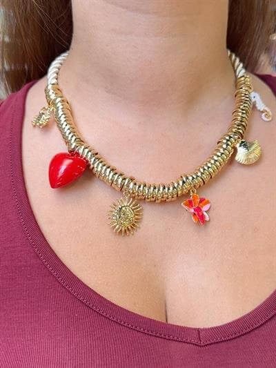 Zra Model Charmlı Kolye 