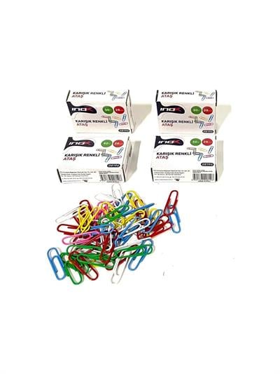 İNOX KARIŞIK RENKLİ ATAŞ 08202 30 lu