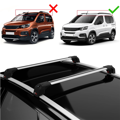 Ap Line ACE-2 221 V2 Gri Rifter /Berlingo/Combo/Doblo/Proace Ara Atkı Anahtarlı (Yapışık Araçlar)