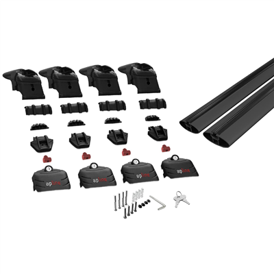 Ap Line ACE-2 221 V2 Siyah Rifter /Berlingo/Combo/Doblo/Proace Ara Atkı Anahtarlı (Yapışık Araçlar)