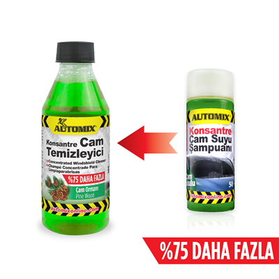 Automix Cam Temizleyici Konsantre Çam 100 ml 44923