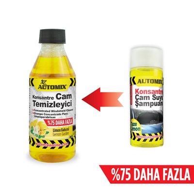 Automix Cam Temizleyici Konsantre Limon 100 ml 44925