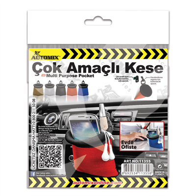 Automix Çok Amaçlı Kese (Renkli) 11355