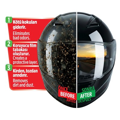 Automix İç-Dış Kask ve Vizör Temizleyici 300 ml 45004