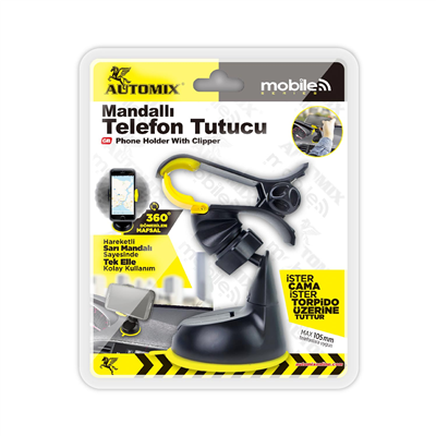 Automix Mandallı Telefon Tutucu 39847