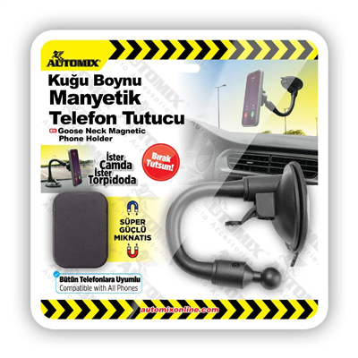 Automix Telefon Tutucu Kuğu Boynu Manyetik 44542