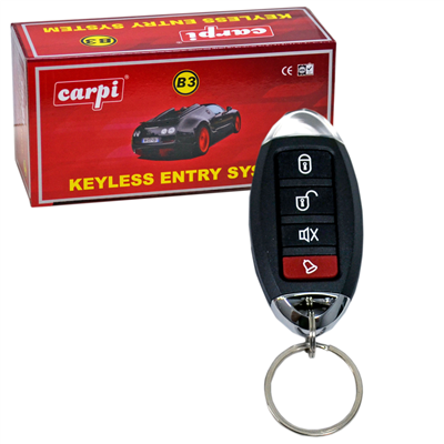 Carpi Açma Kapama 12V Kristal Siyah Kumandalı 4 Tuşlu Sinyal Çıkışlı BR4602613