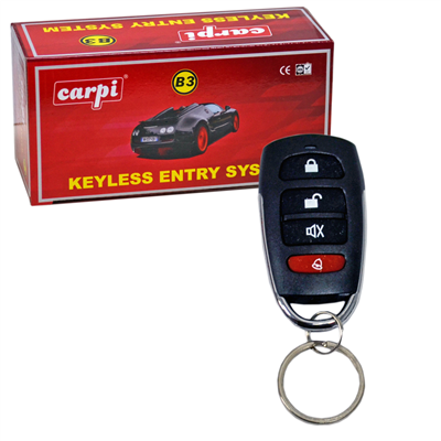 Carpi Açma Kapama 12V Siyah Kumandalı 4 Tuşlu Sinyal Çıkışlı BR4602612