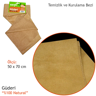 Carpi Güderi Natural Lüks 50x70 cm BR2420117