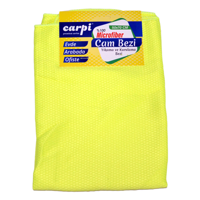 Carpi Mikrofiber Cam Bezi Baklava Desen 50x70 cm Renkli BR2420126