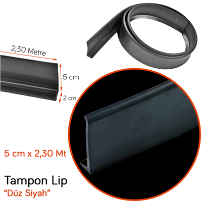 Carpi Tampon Lip Düz Siyah 5,5 cm x 2,30 mt SAL-146 BR2790113