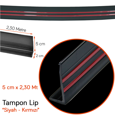 Carpi Tampon Lip Siyah-Kırmızı 5,5 cm x 2,30 mt SAL-146 BR2790121