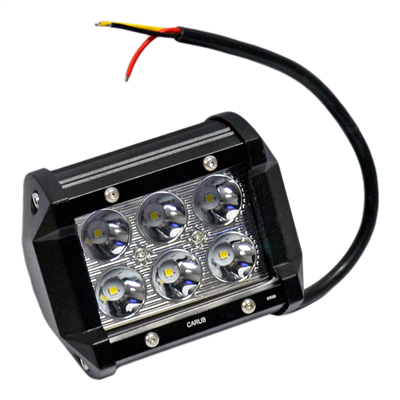 Carub 10-30V Off-Road Projektör Çalışma Lambası 6 Led 18W Çakarlı Beyaz 97x63x79 mm BR3010591