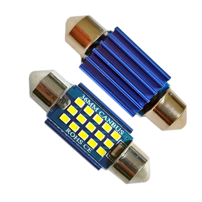 Carub 12V-24V Sofit Ampul 36 mm 15 Led Canbus Metal Beyaz BR0402243