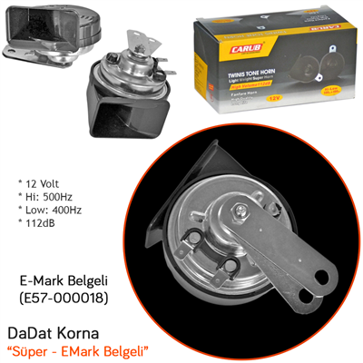 Carub 12V Dadat Korna 2 li Süper EMark Belgeli BR2751545